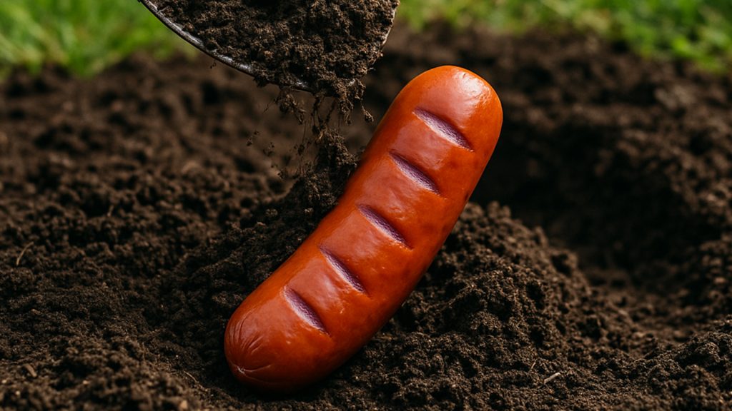 Burying a Sausage for good weather