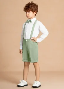 Boys Pastel wedding suit shorts